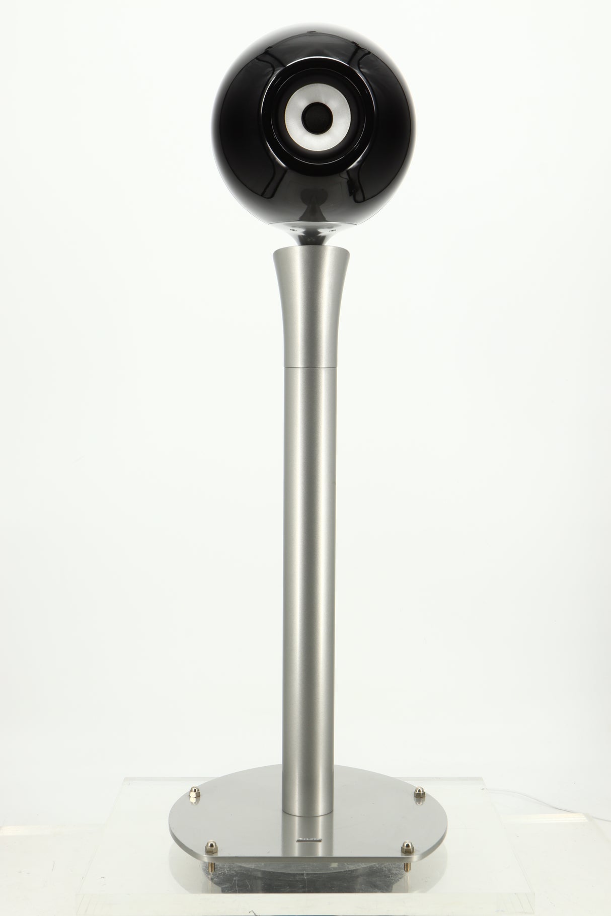 Front view of a used Eclipse TD510 Standmount Speaker in Black/Silver finish