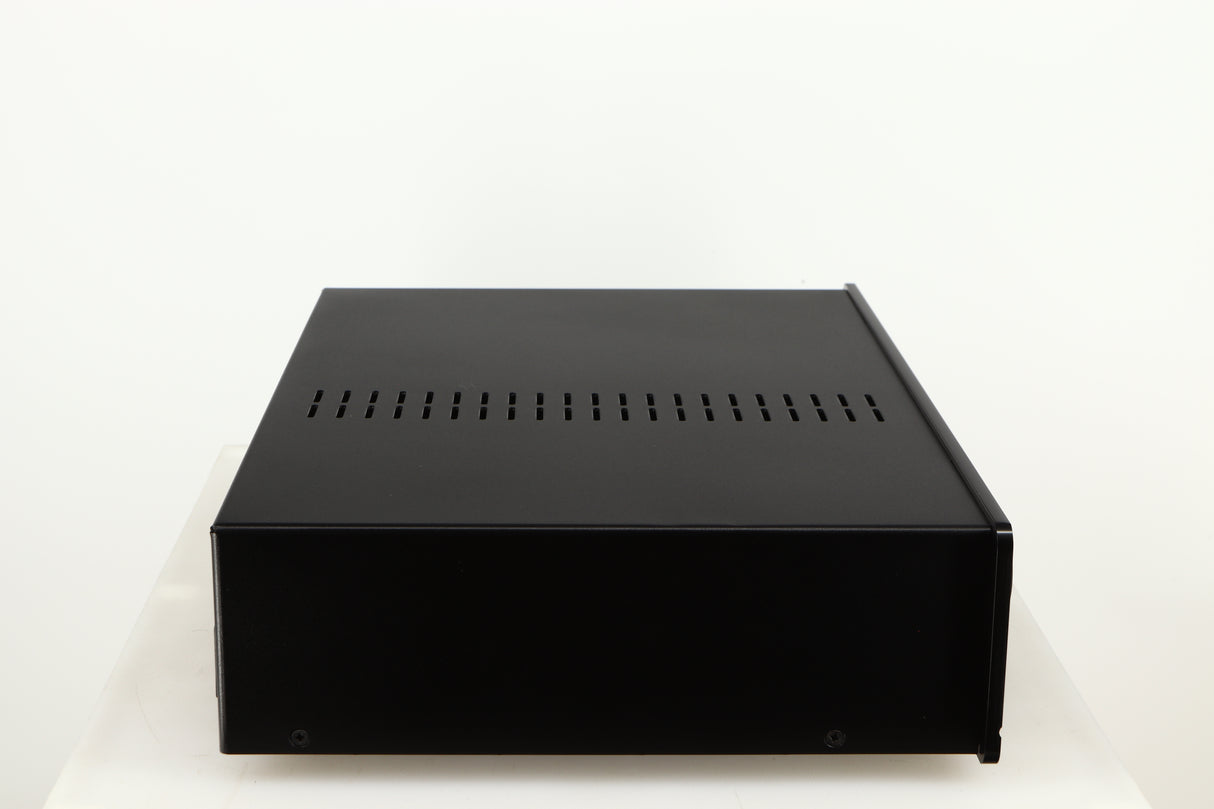 Left side view of a used Exposure 3510 Integrated Amplifier in a black finish