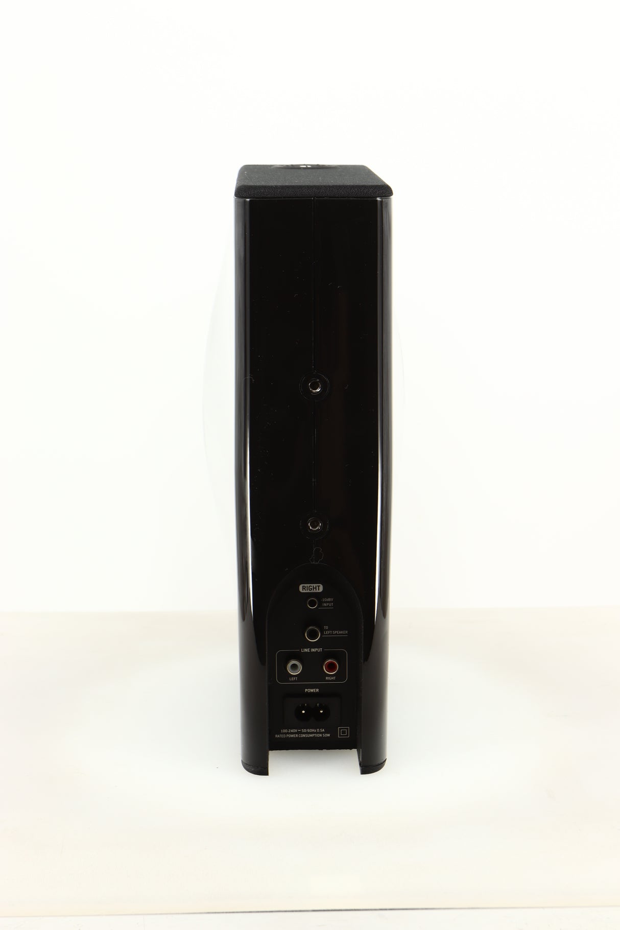 Rear view of a used Focal XS Book Wireless 2.0 Active Bluetooth Standmount Speaker