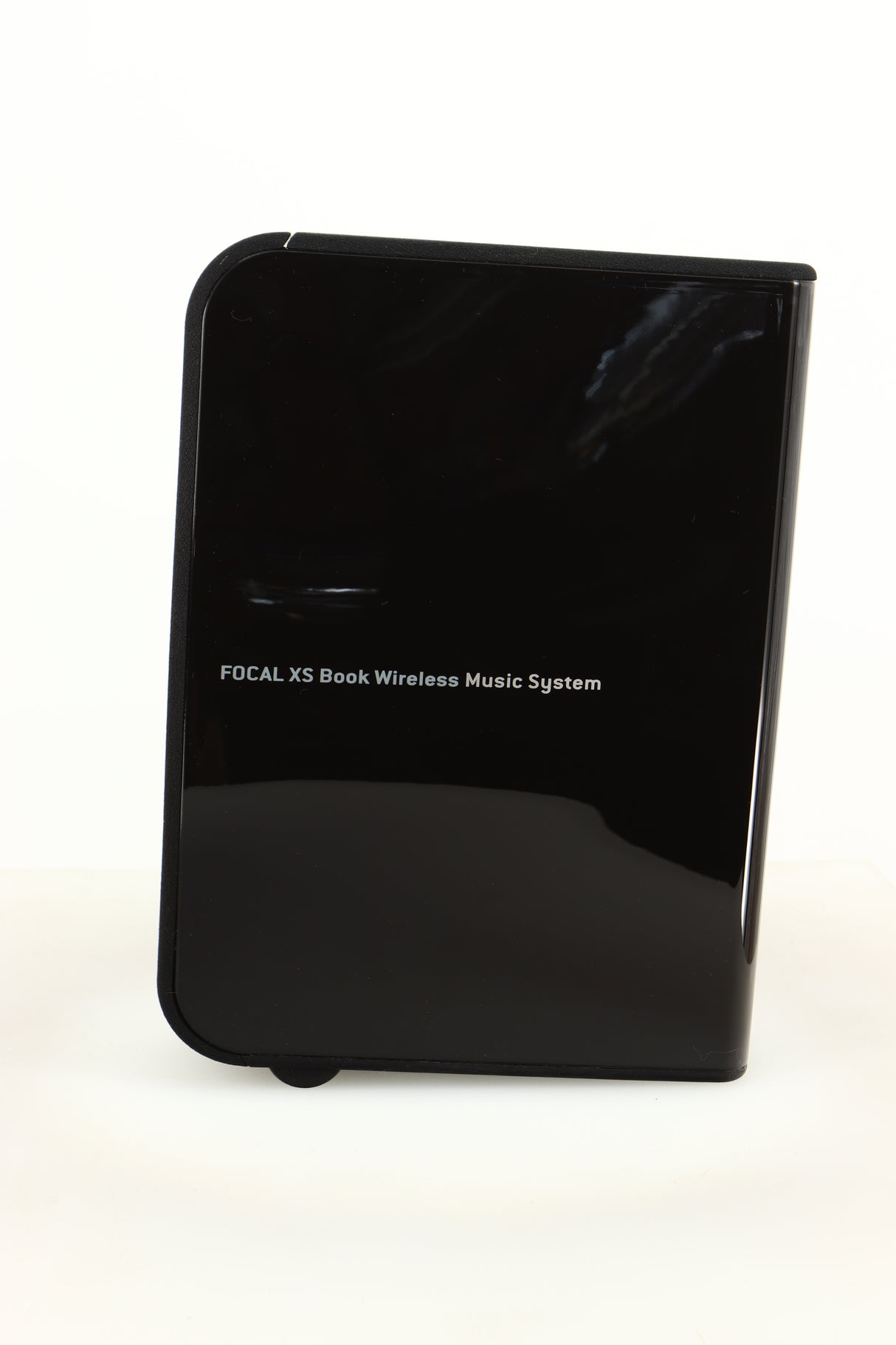 Side view of a used Focal XS Book Wireless 2.0 Active Bluetooth Standmount Speaker
