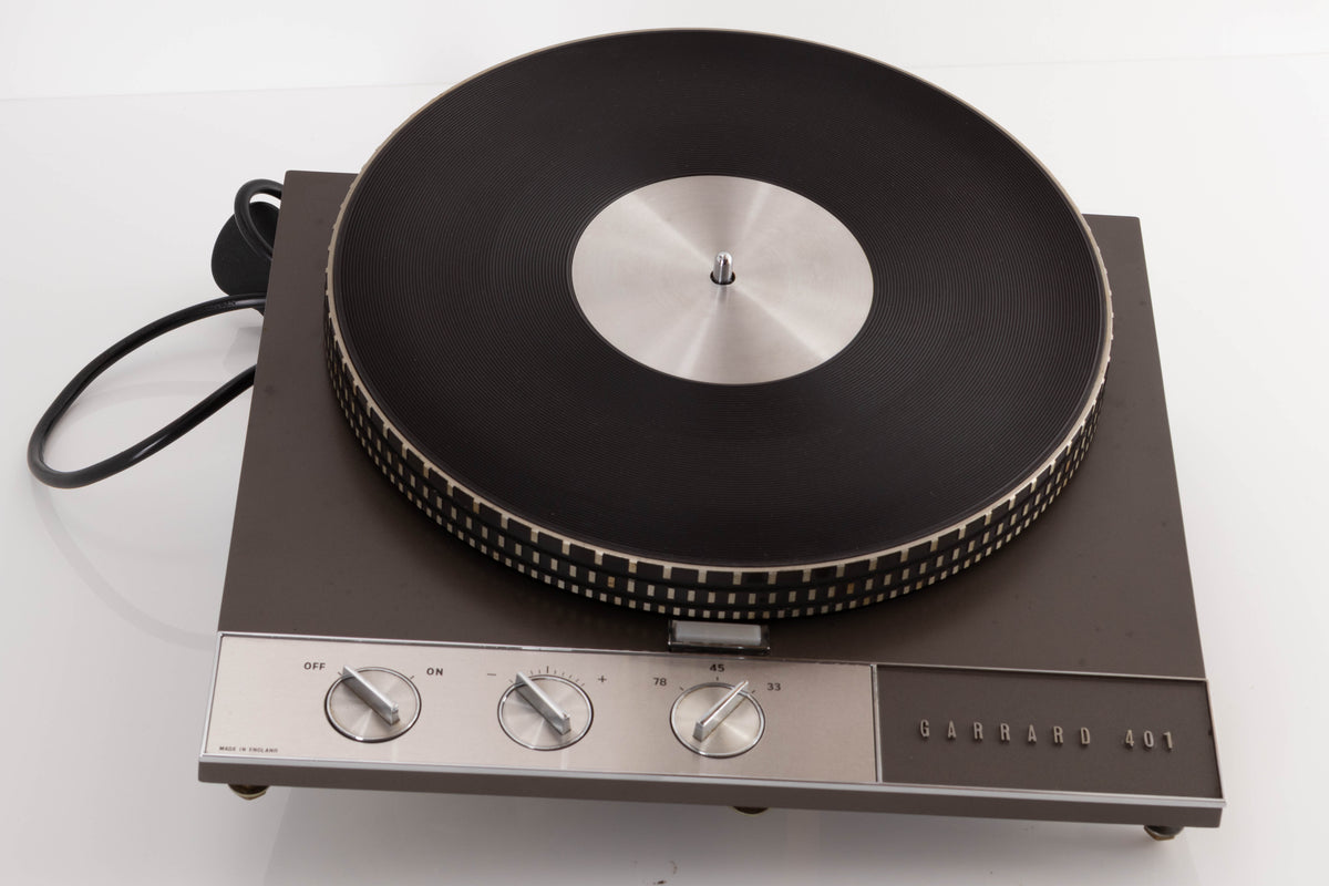 Top of a used Garrard 401 Turntable Motor Unit