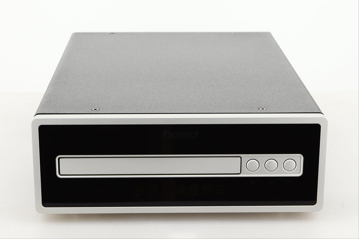 Front view of a used Heed Thesis Delta CD Transport in Black finish