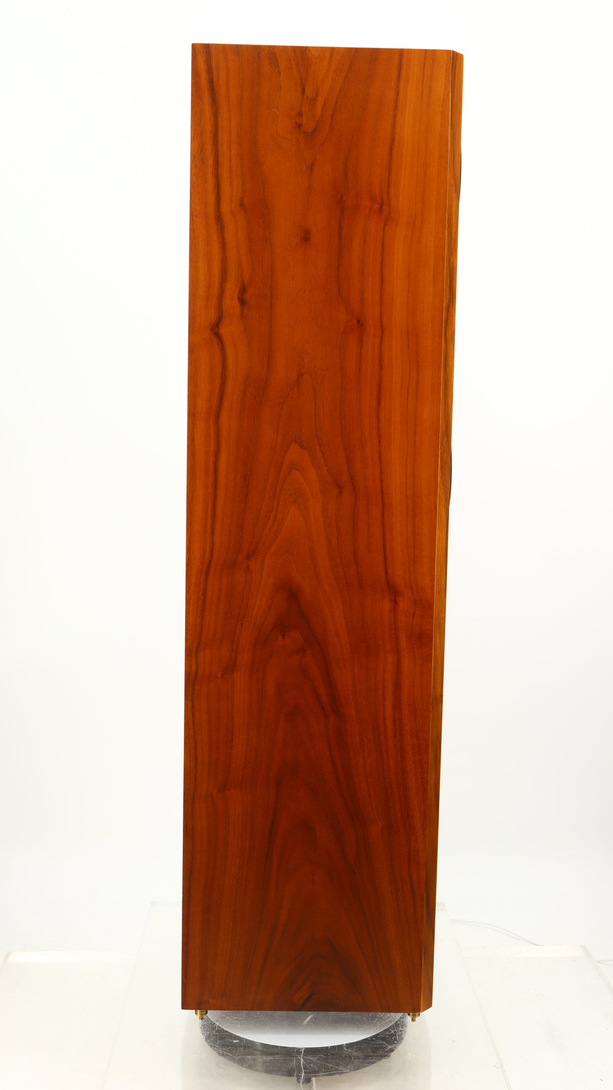 Left side view of a used Icon Audio MFV3 Floorstanding Speaker in a rosewood vinyl finish
