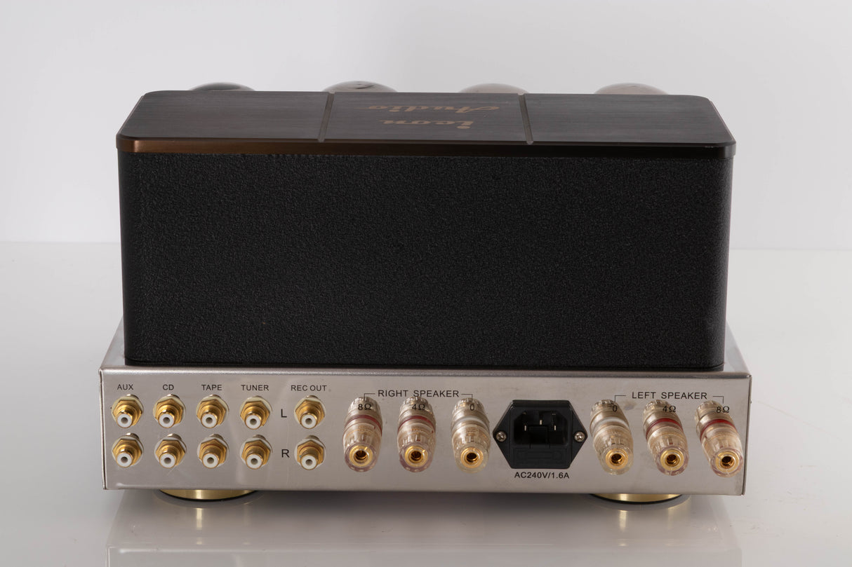Rear view of a used Icon Audio Stereo 40i Integrated Valve Amplifier
