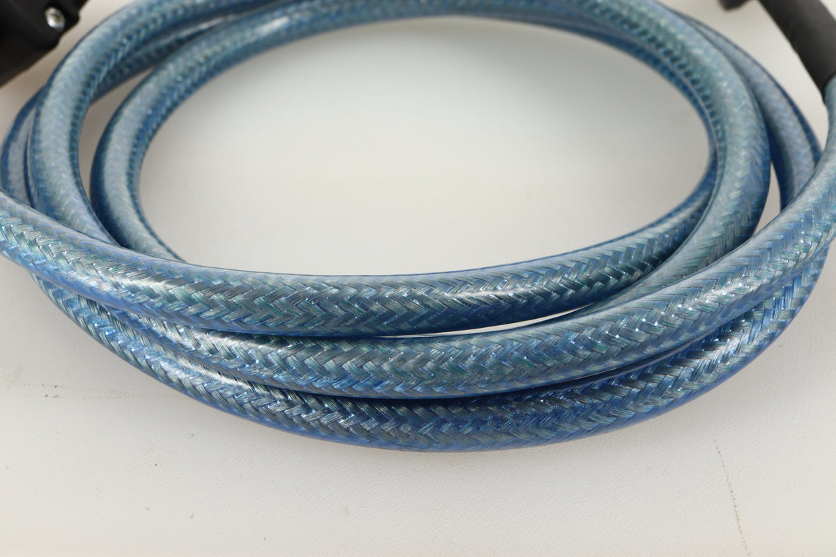 Close up view of a used Isotek Performance Power Cord 16A 2.0m