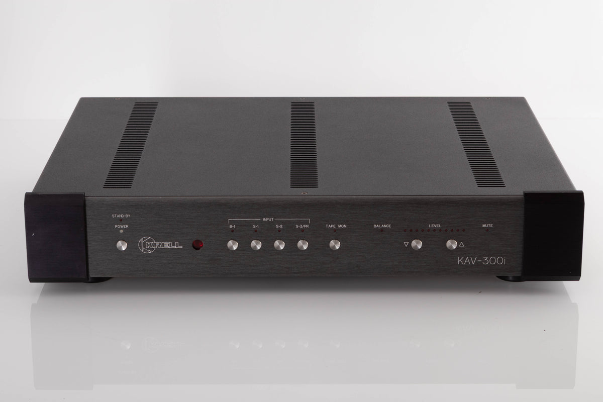 Front view of a used Krell KAV-300i Integrated Amplifier