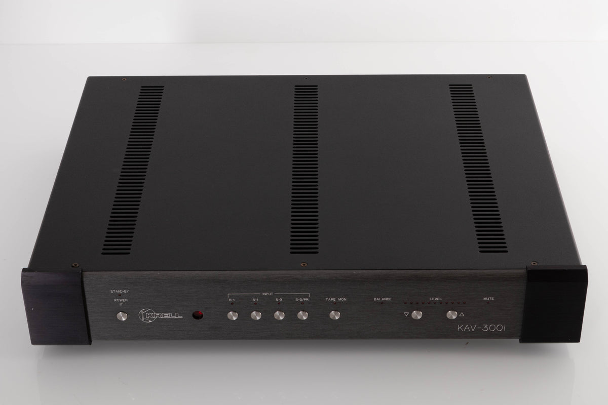 Top view of a used Krell KAV-300i Integrated Amplifier