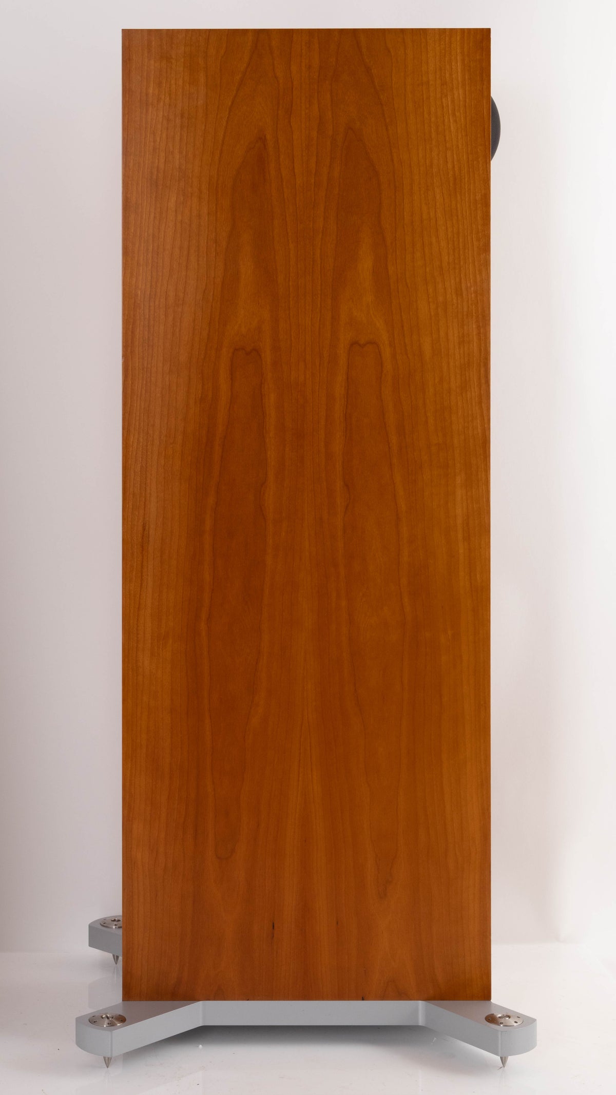 Left side view of a used Linn 242 Floorstanding Speaker in a Cherry finish