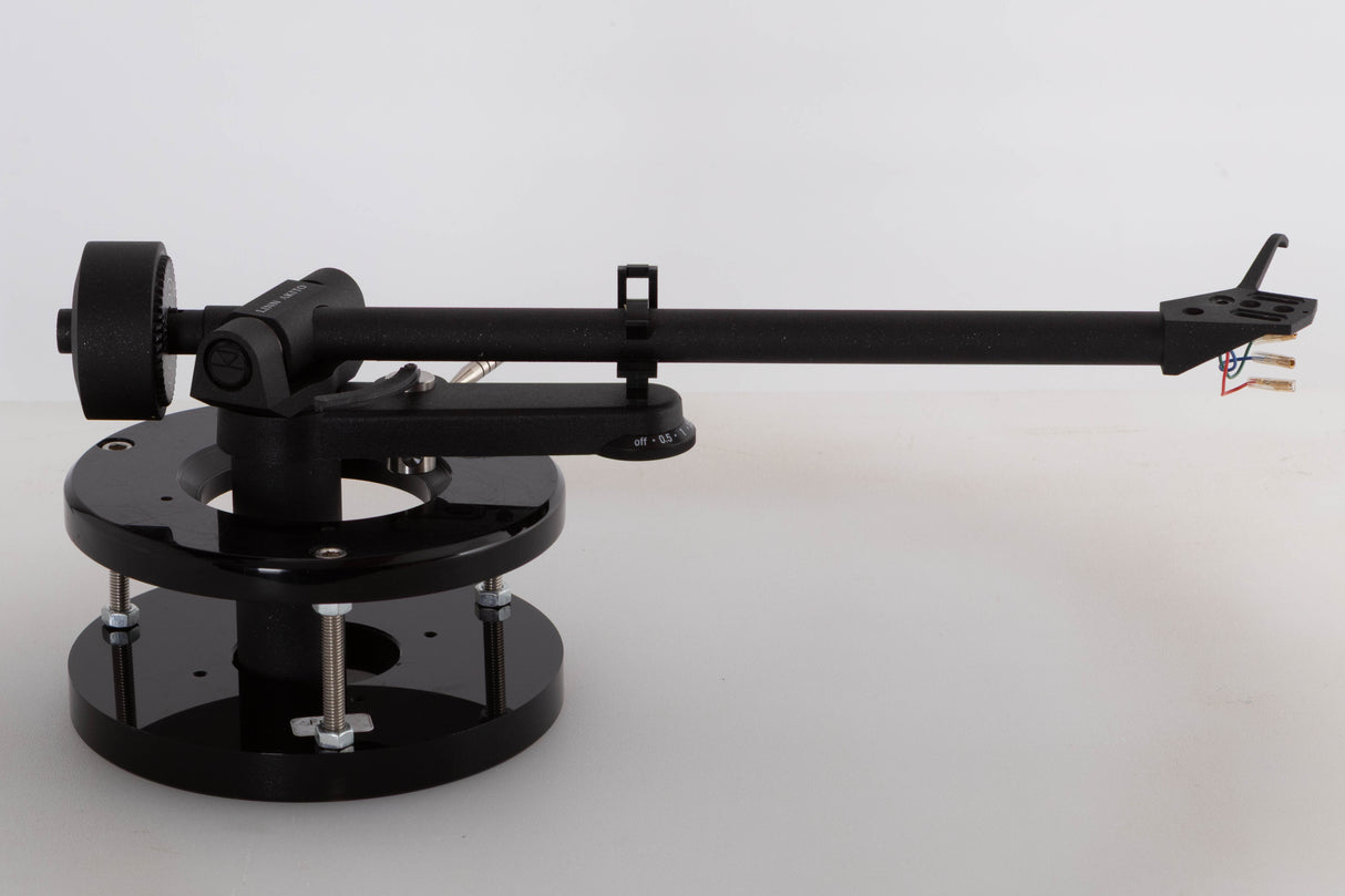 Left side of a used Linn Akito MK3B Tonearm in a black finish