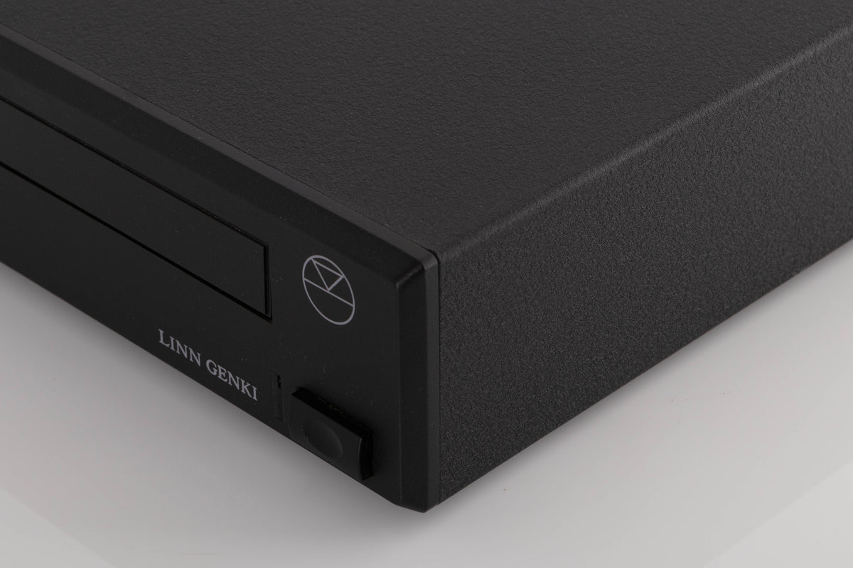 Front right corner view of a used Linn Genki CD Player