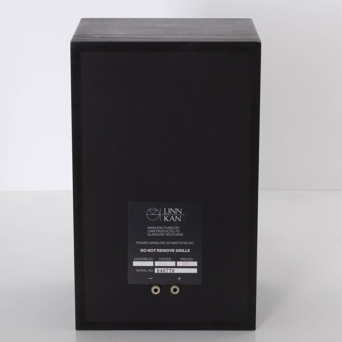 Linn Kan Standmount Speakers - Black