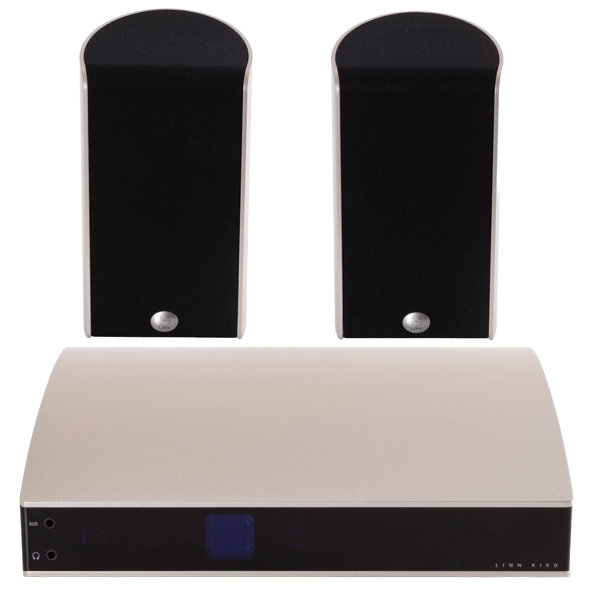 Front view of a used Linn Kiko Digital Streaming System in a Champagne finish