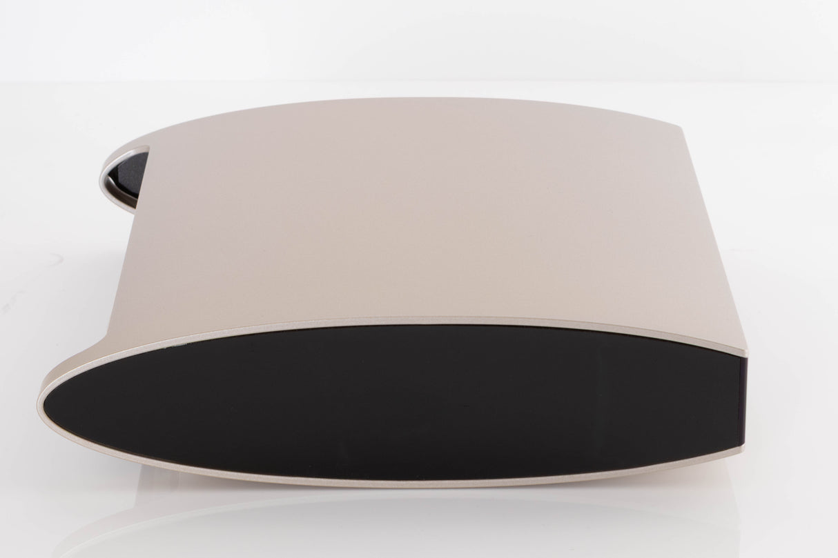 Left side view of a used Linn Kiko Digital Streaming System in a Champagne finish