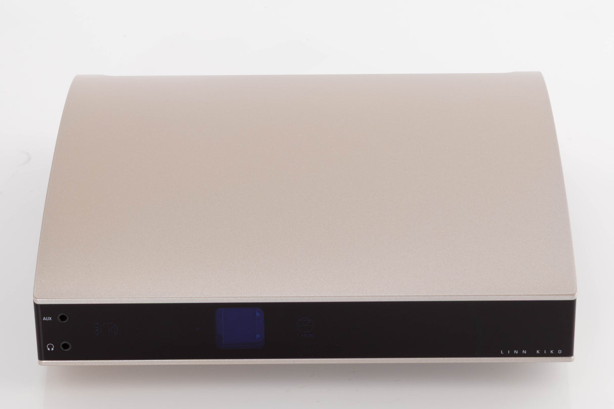 Top of a used Linn Kiko Digital Streaming System in a Champagne finish
