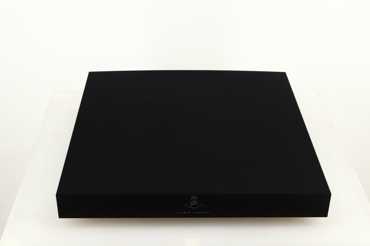 Top of a used Linn Klimax Exaktbox W/ Organic DAC in a black finish