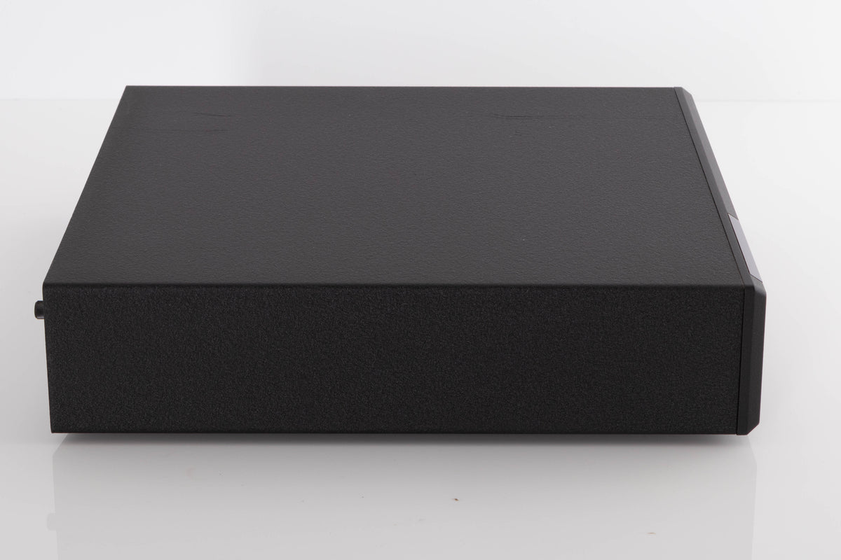 Left side view of a used Linn Kolektor Pre Amplifier in a Black finish