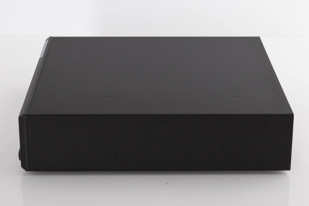 Right side view of a used Linn Kolektor Pre Amplifier in a Black finish