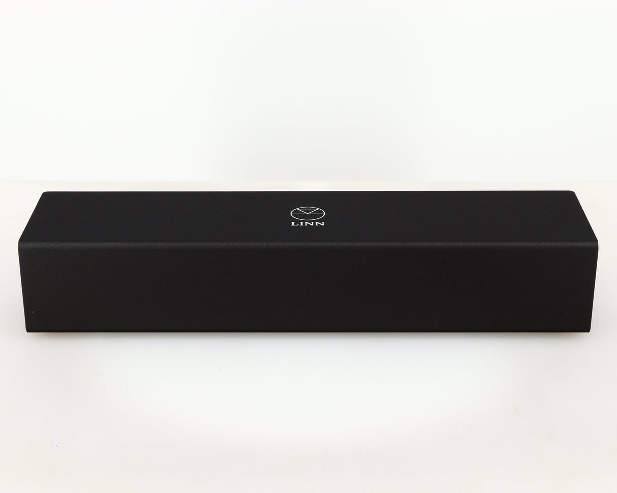 Front view of a used Linn Lingo 4 Turntable Power Supply in a black finish