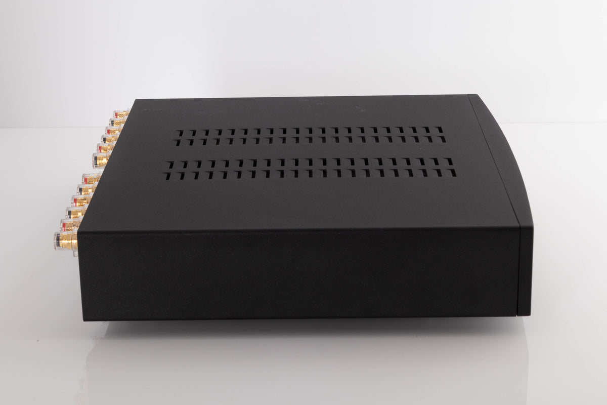 Side view of a used Linn Majik 6100 Power Amplifier