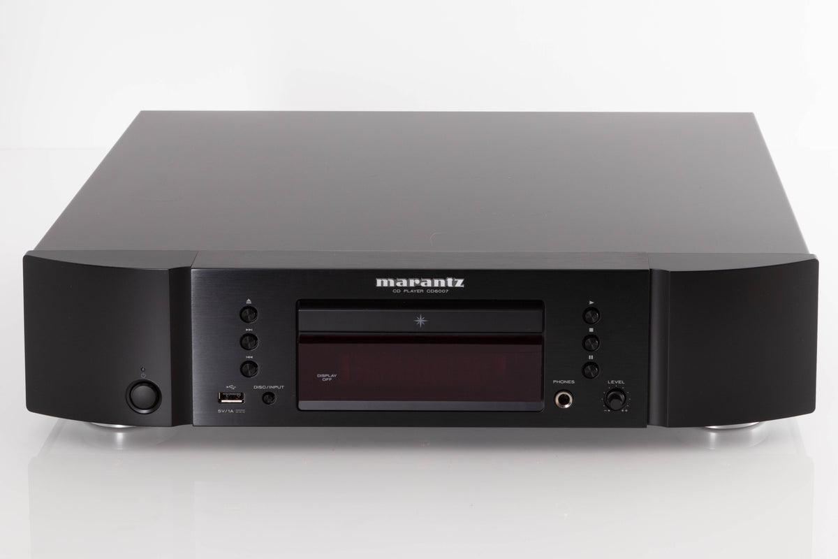 Front view of a used Marantz CD6007 CD Player in a Black finish