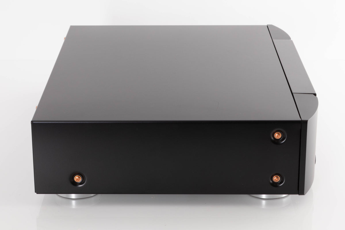 Left side view of a used Marantz CD6007 CD Player in a Black finish