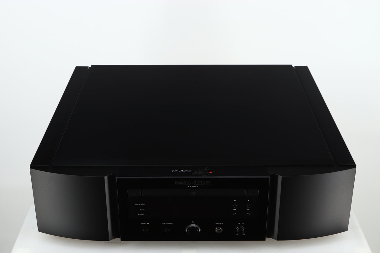 Top of a used Marantz KI Ruby Limited Edition SACD Player in a black finish
