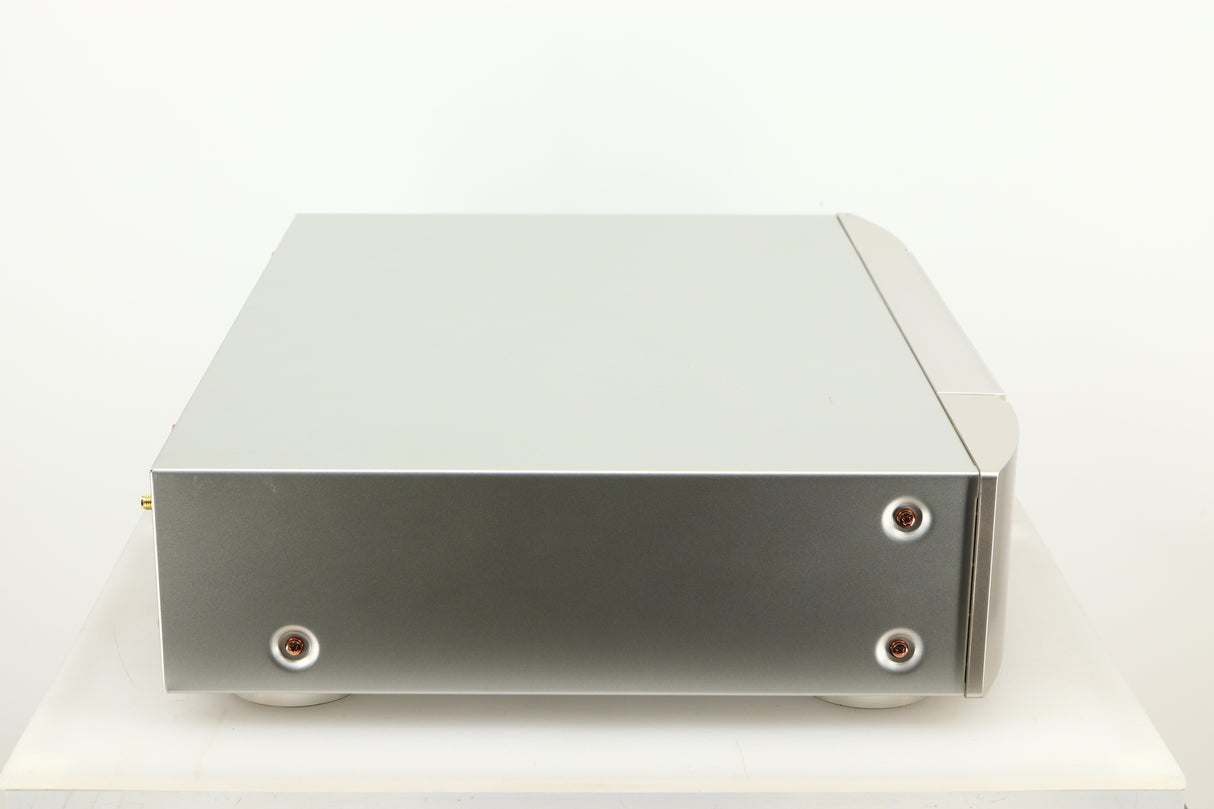 Left side view of a used Marantz NA6006 Network Player in a silver finish