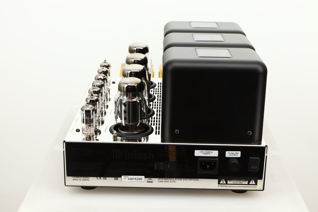 Side view of a used McIntosh MC275 MK VI Power Amplifier