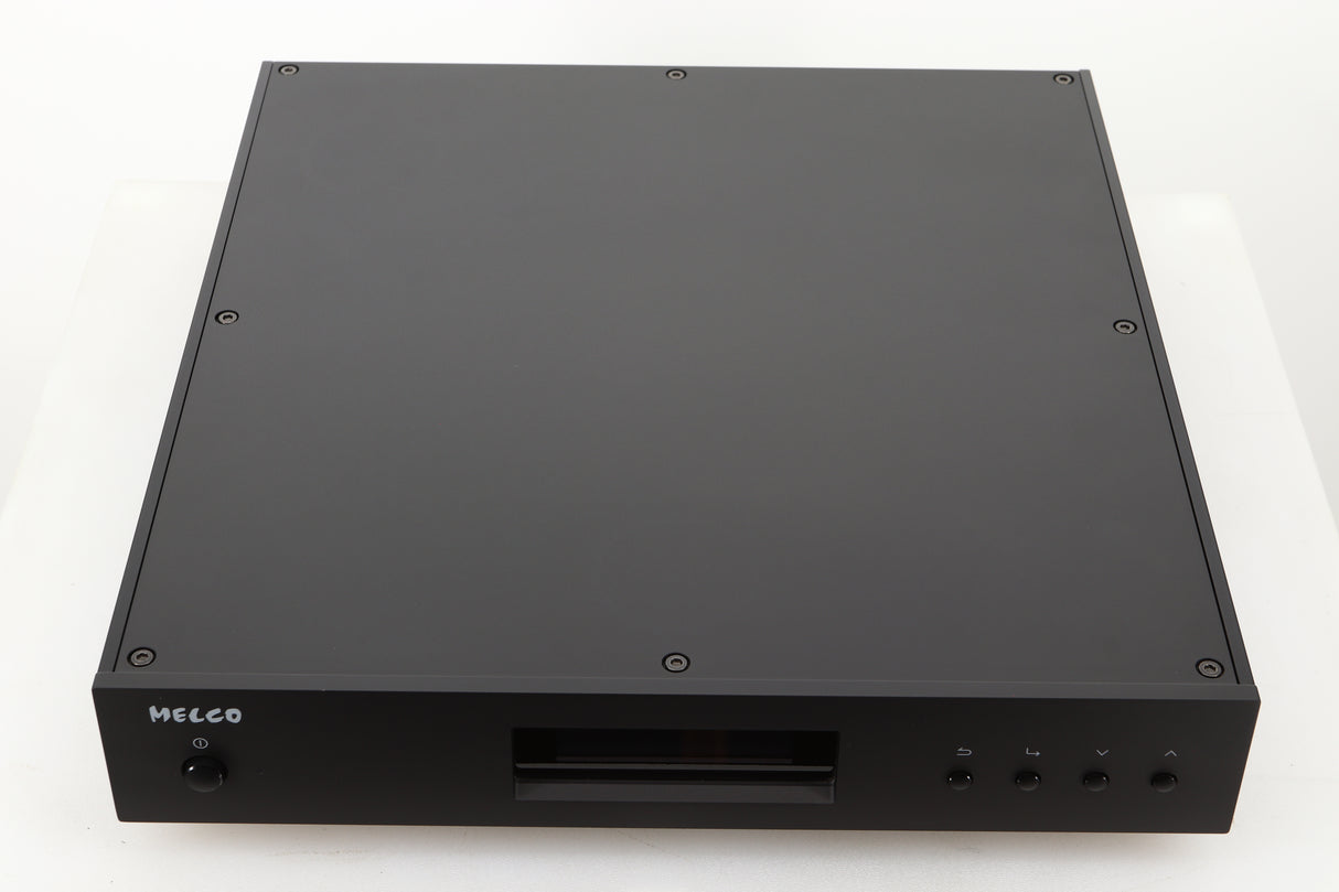Top view of a used Melco HA-N1Z/2EX-H60 Music Server in Black finish