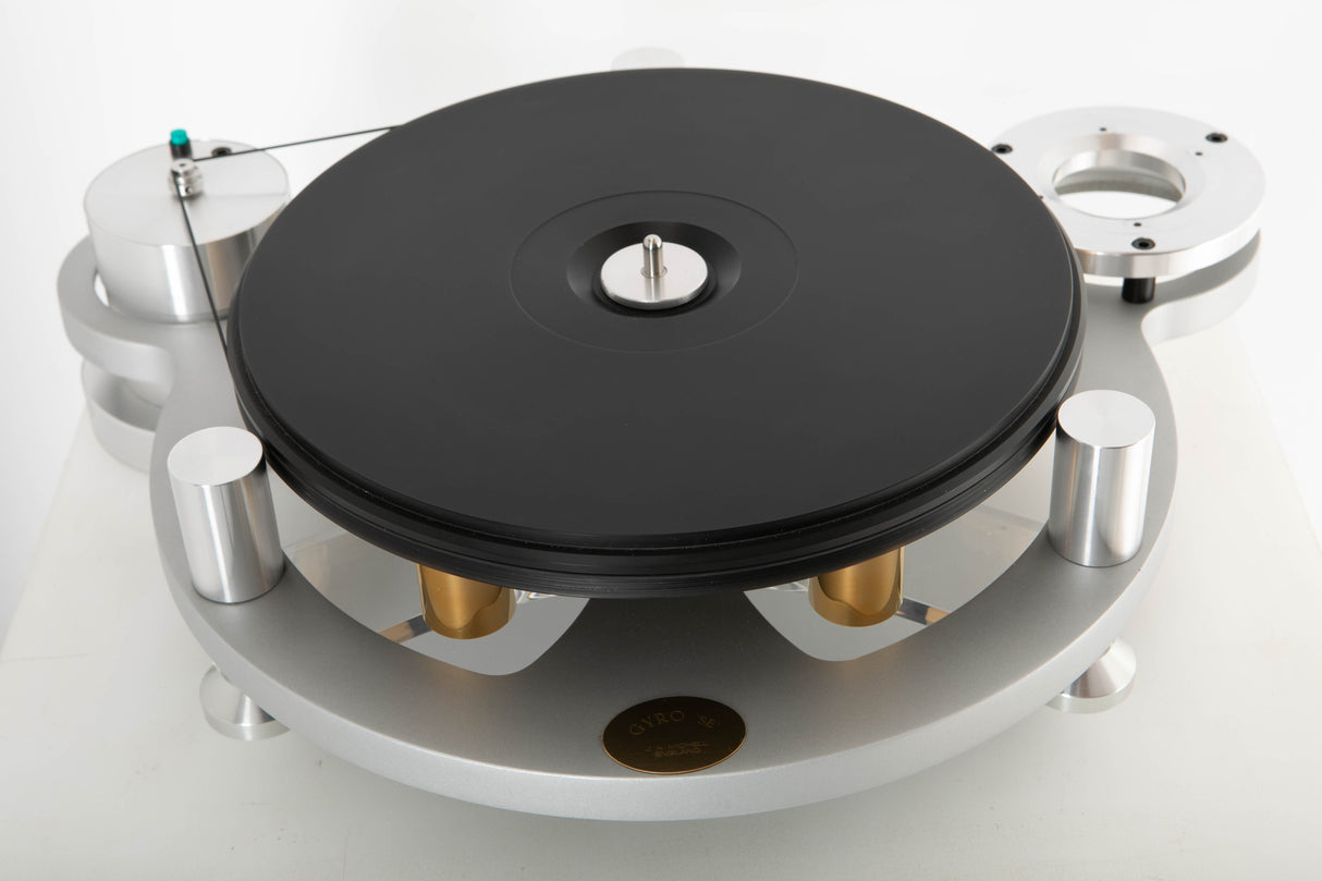 Top view of a used Michell Gyro SE Turntable in Silver