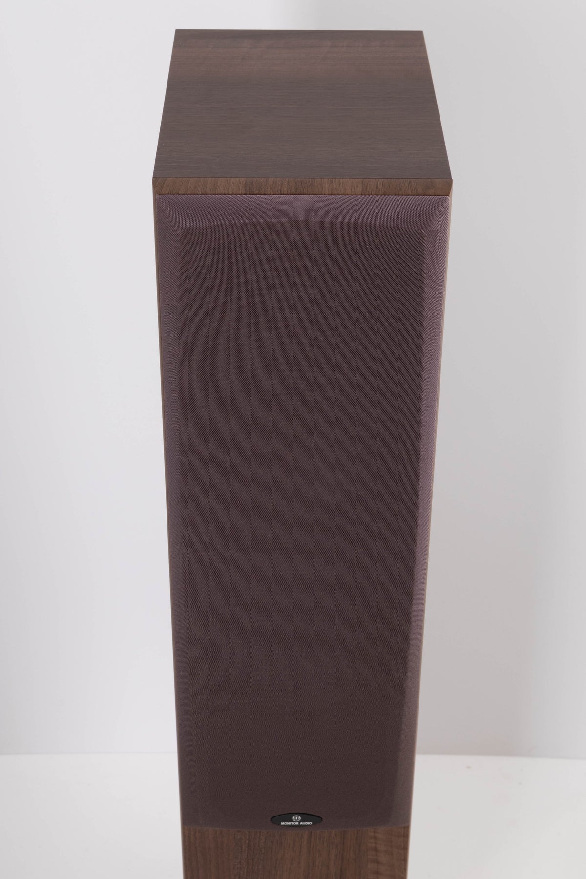 Top view of a used Monitor Audio Bronze BR5 Floorstanding Speaker in Walnut
