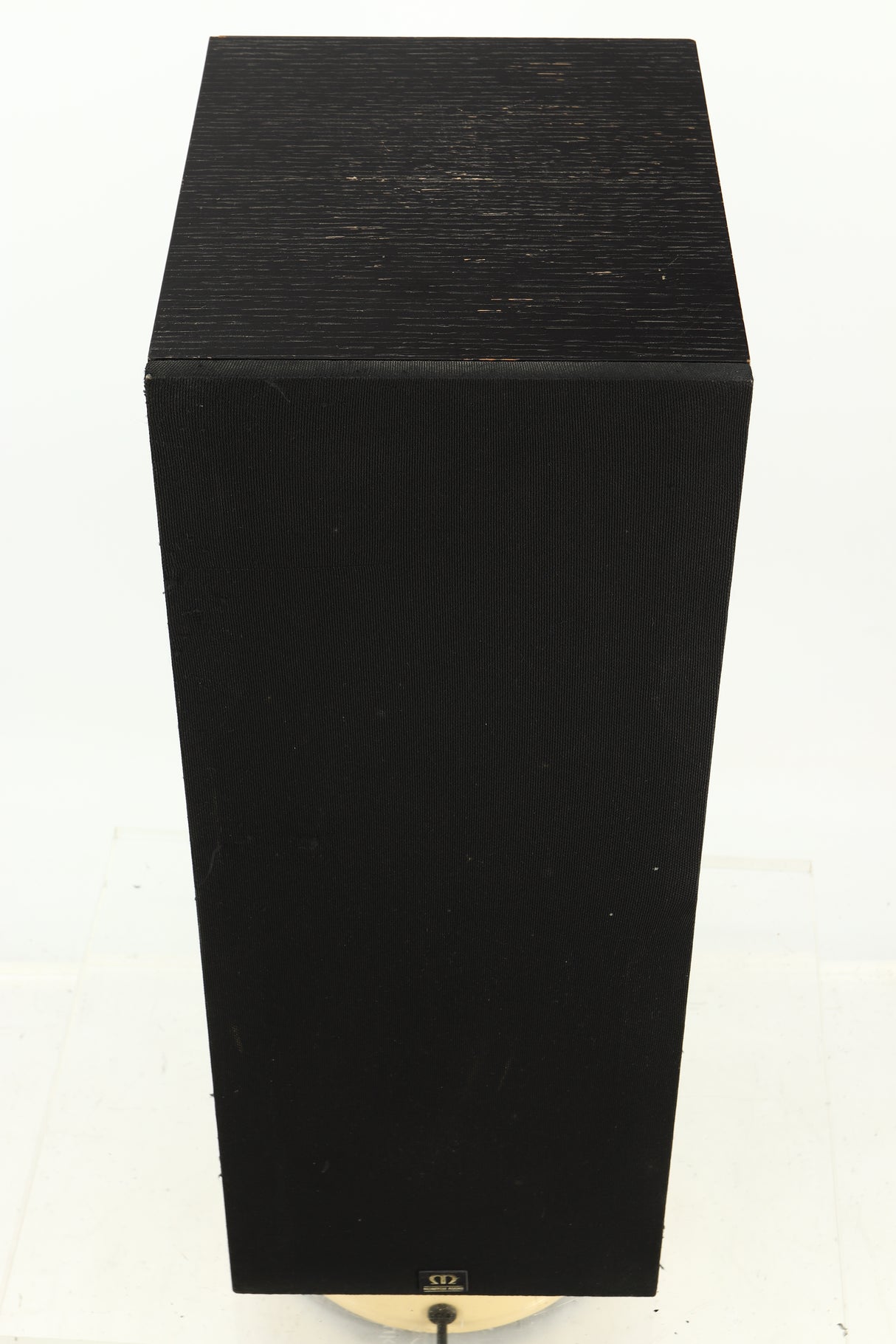Top view of a used Monitor Audio R352 Standmount Speakers in Black Ash finish
