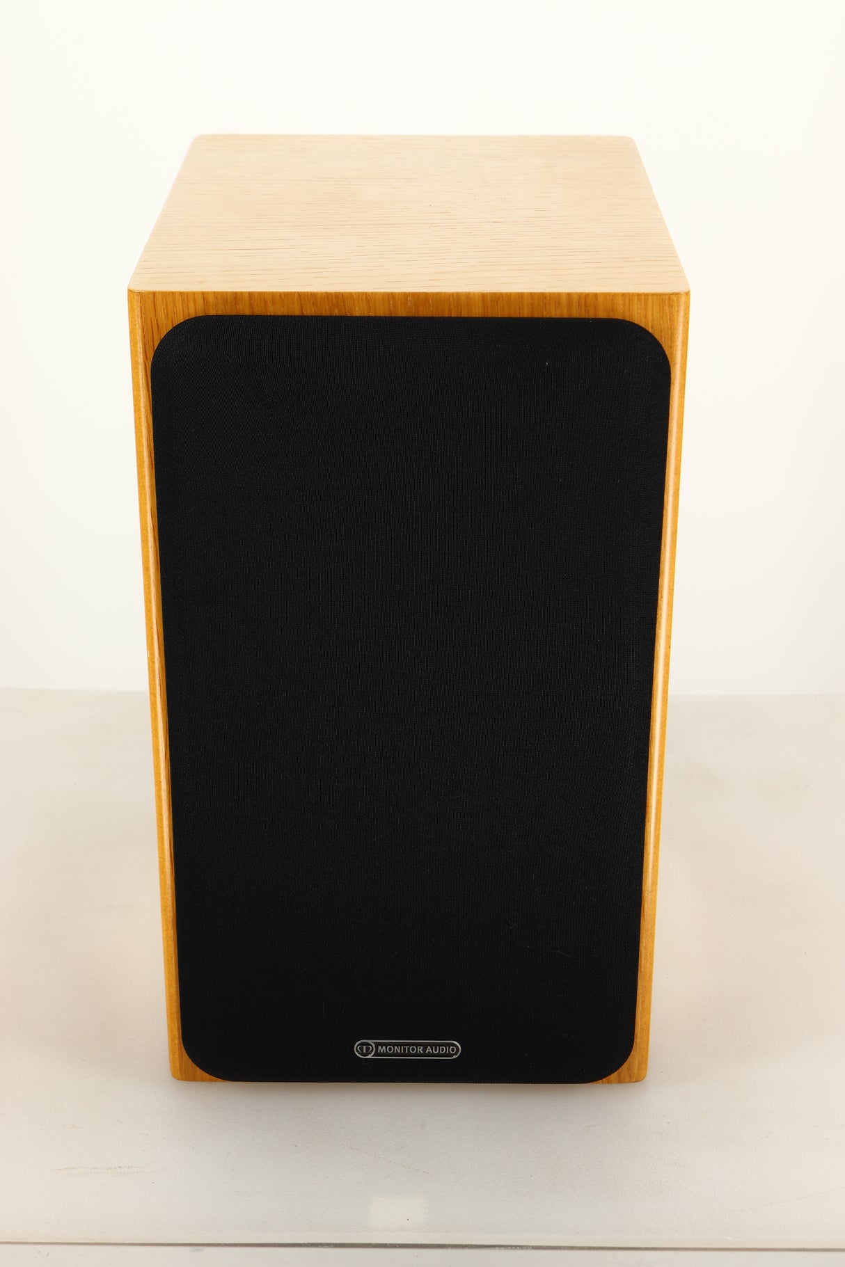 Top view of a used Monitor Audio Silver 1 Standmount Speaker in Natural Oak finish