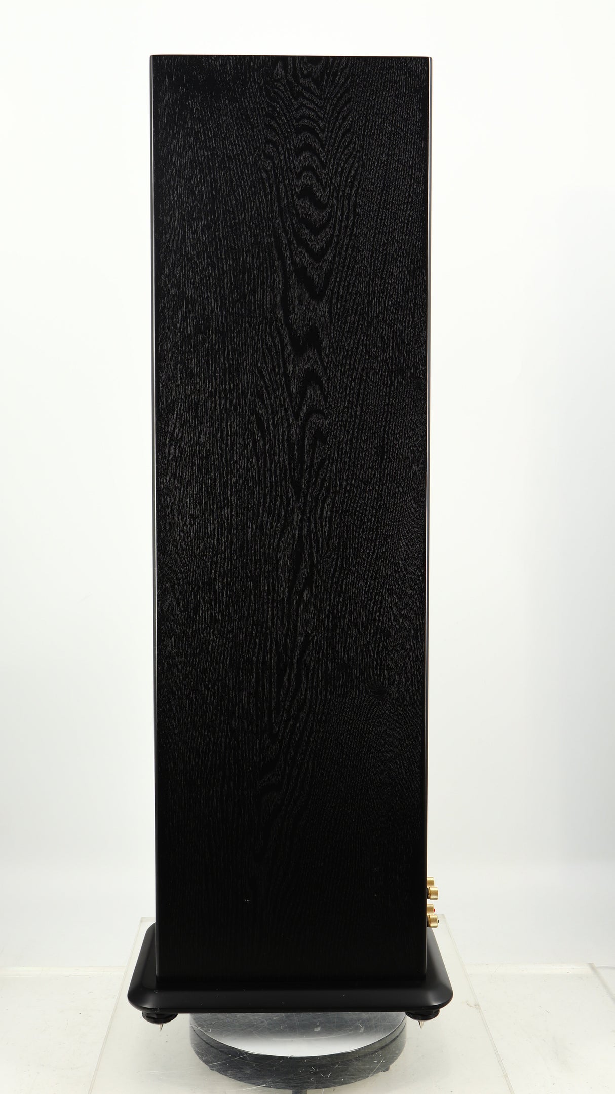 Right side of a used Monitor Audio Silver 8 Floorstanding Speaker in a black oak finish