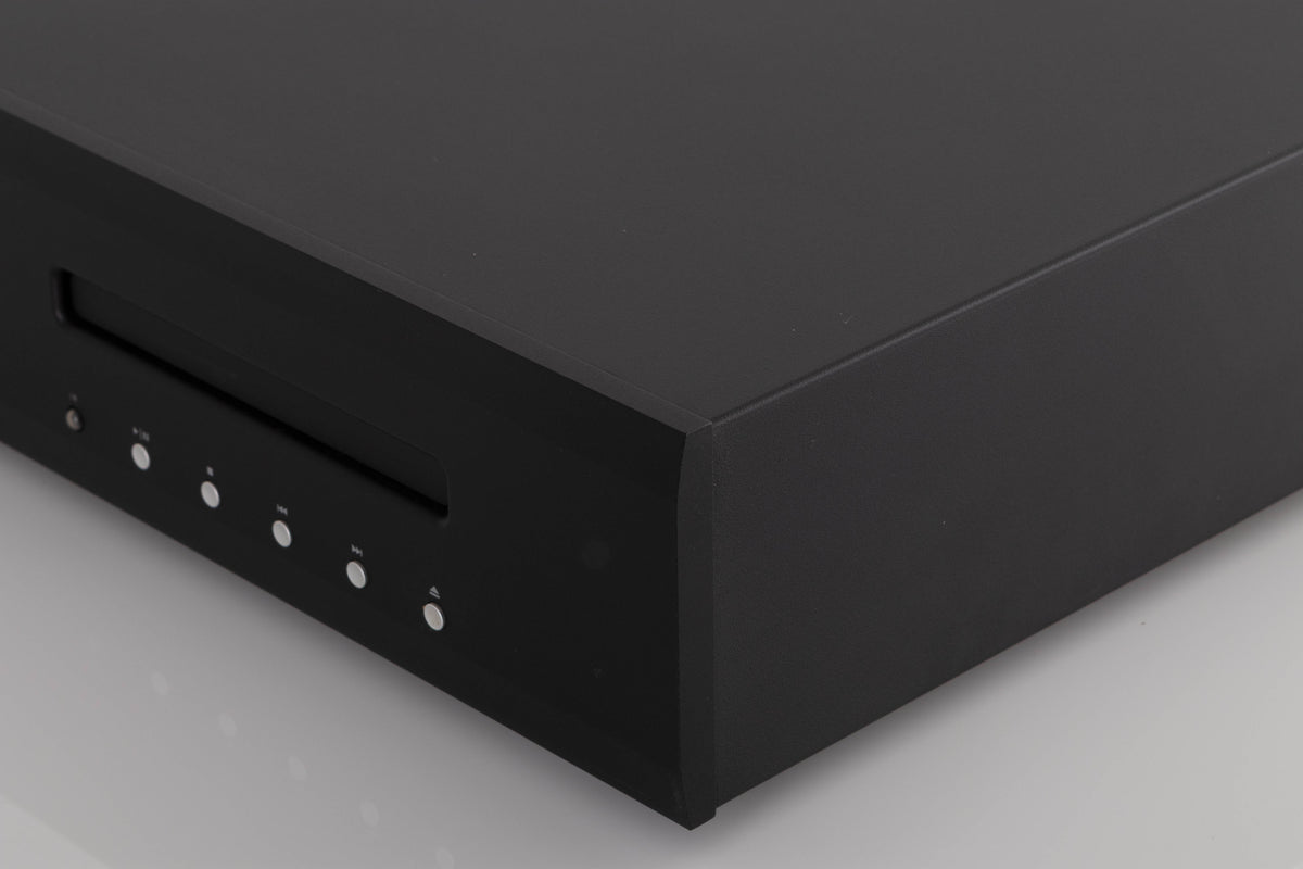 Front right corner view of a used Musical Fidelity M3SCD CD Player in Black