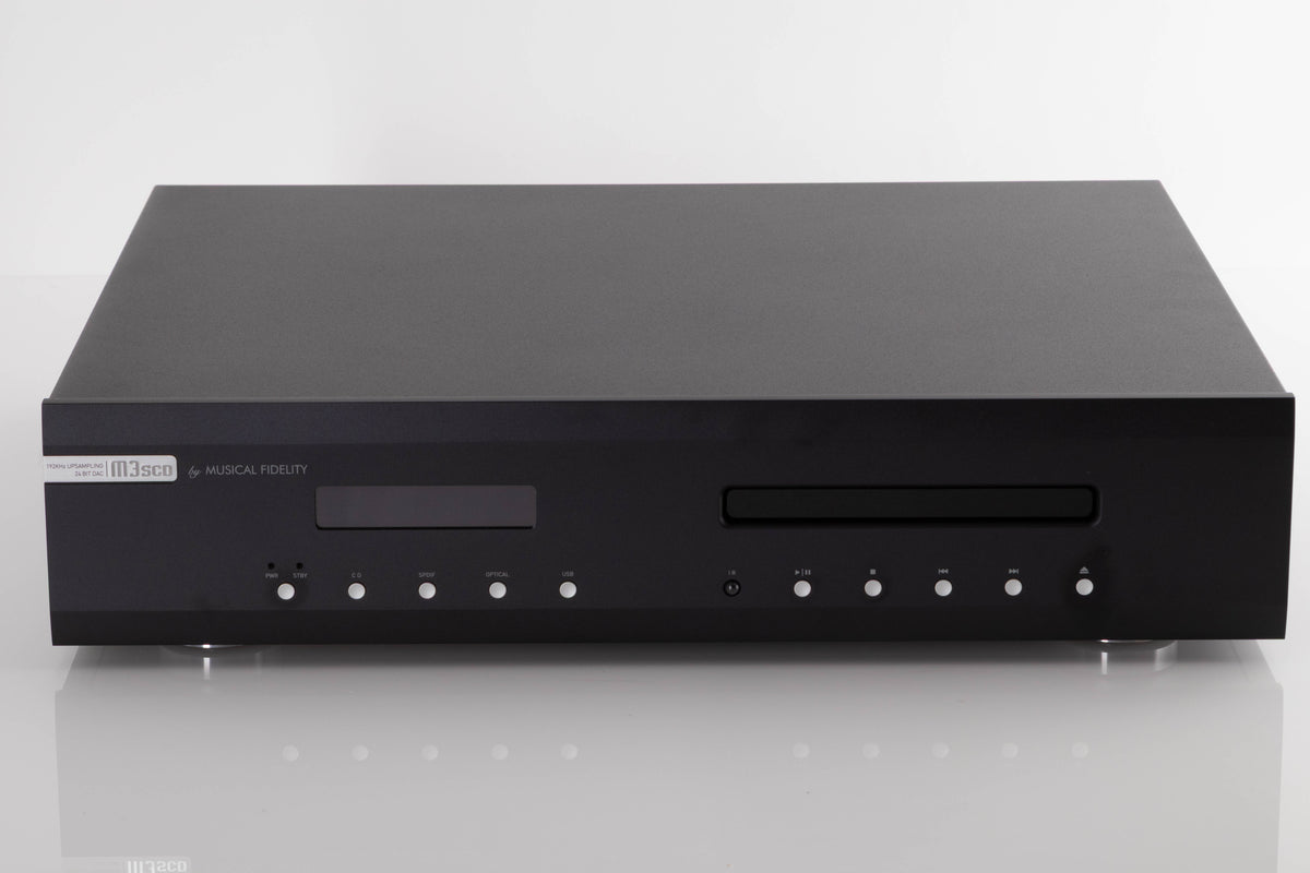 Front view of a used Musical Fidelity M3SCD CD Player in Black