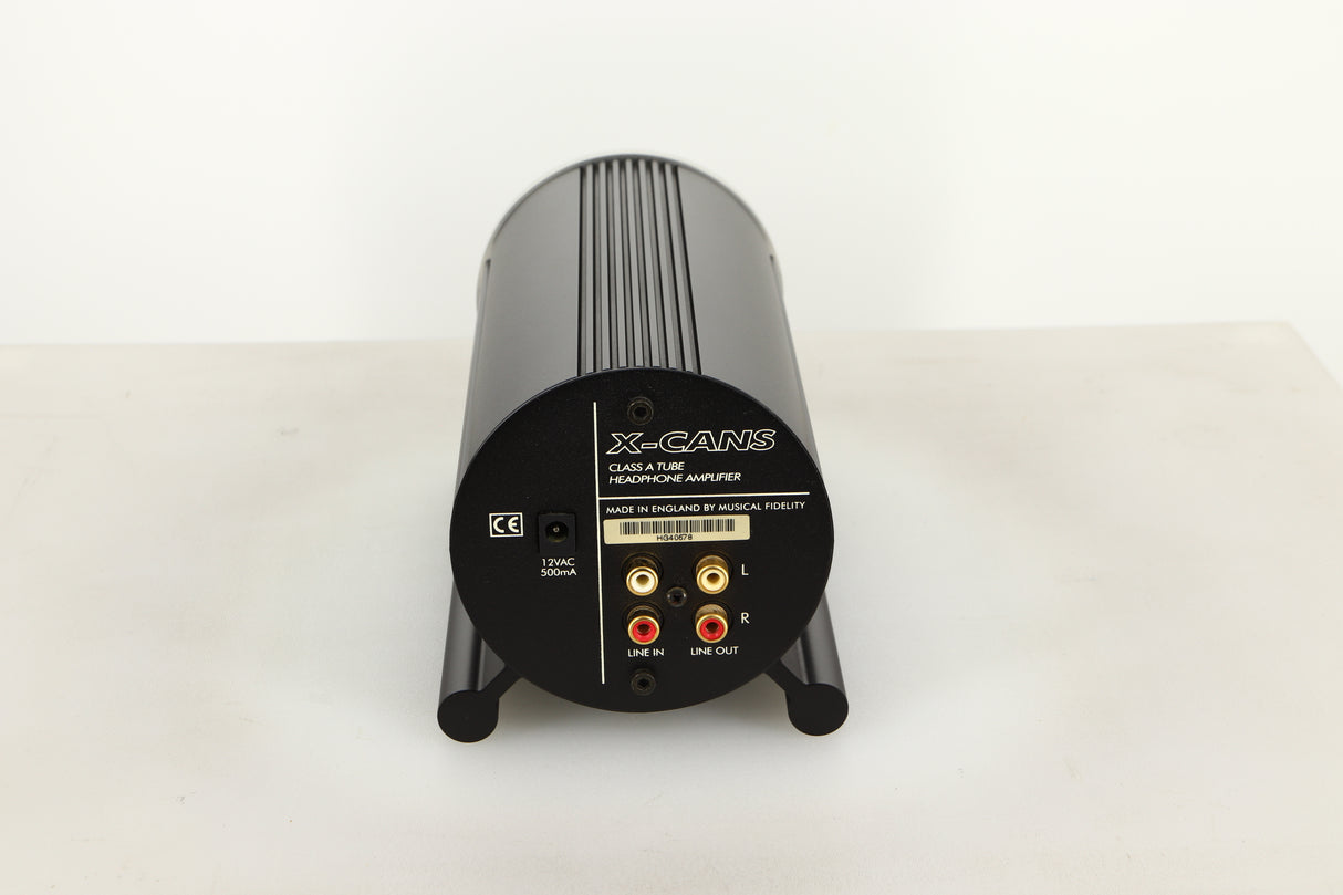 Rear view of a used Musical Fidelity X-Cans Headphone Amplifier