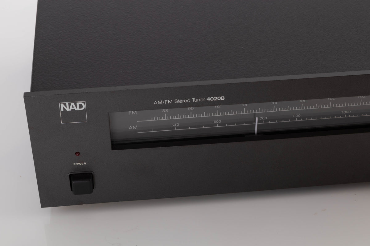 Close up view of a used NAD 4020 Tuner