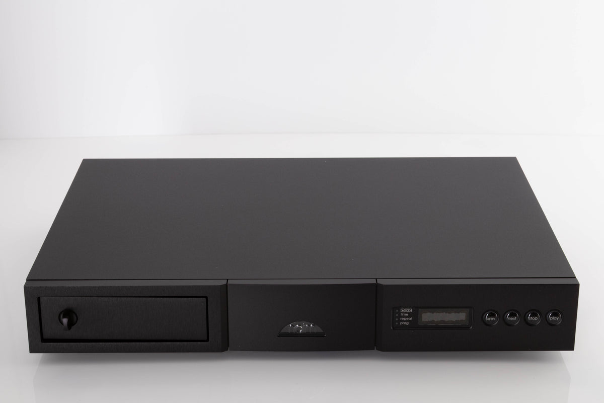 Front view of a used Naim CD5 XS CD Player in a Black finish