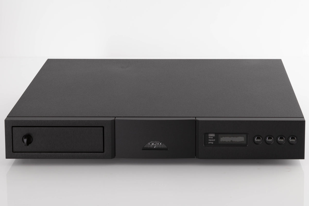 Front view of a used Naim CD5 XS CD Player in a Black finish