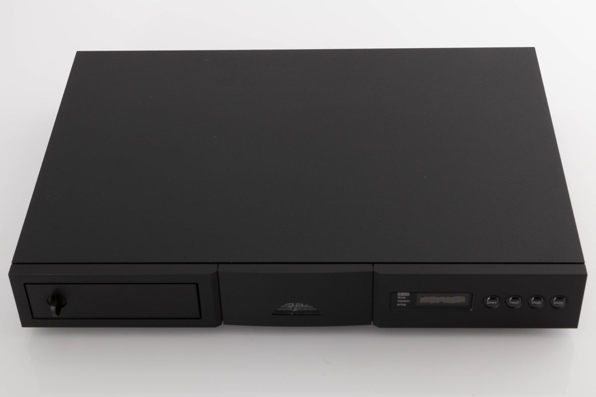 Top of a used Naim CD5 XS CD Player in a Black finish