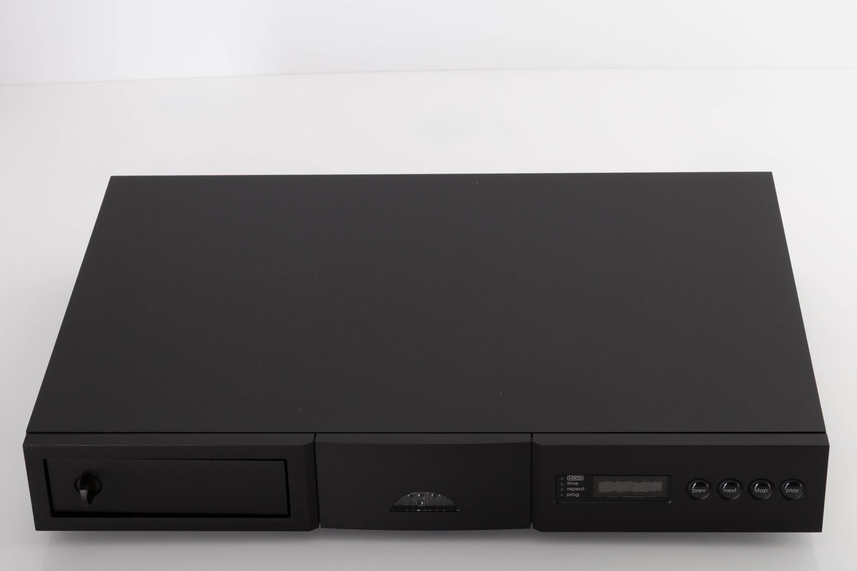 Top of a used Naim CD5 XS CD Player in a Black finish