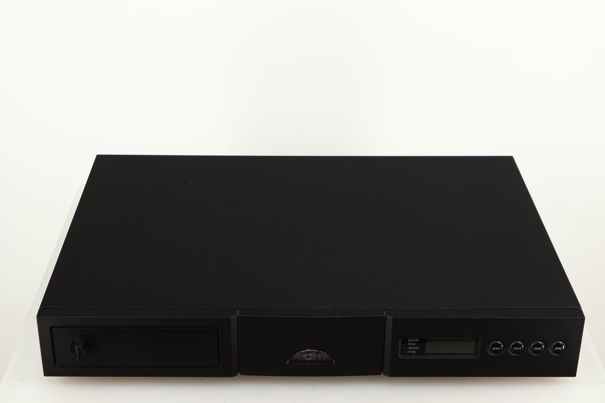 Top of a used Naim CD5i CD Player in a black finish