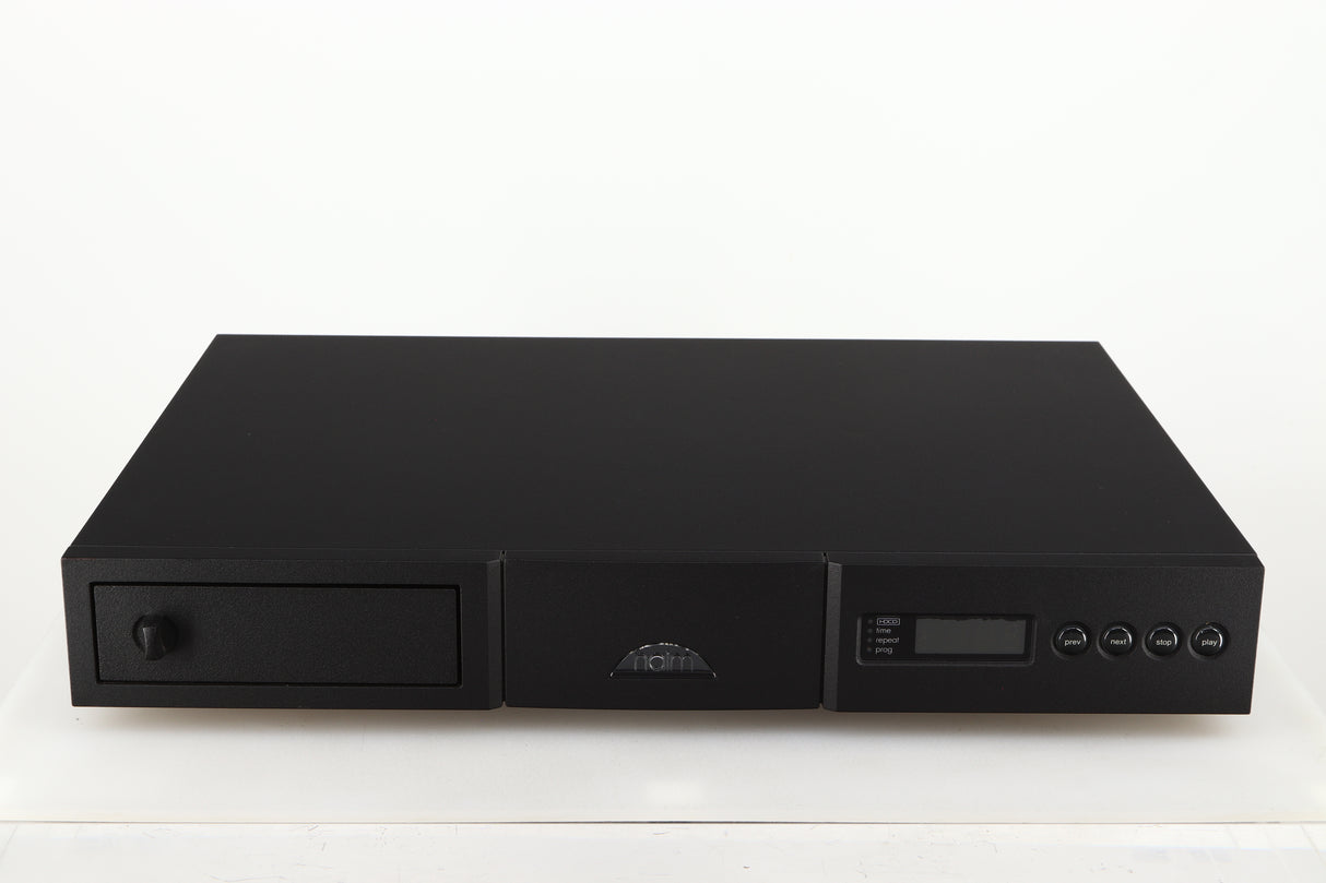 Front view of a used Naim CD5X CD Player in a black finish