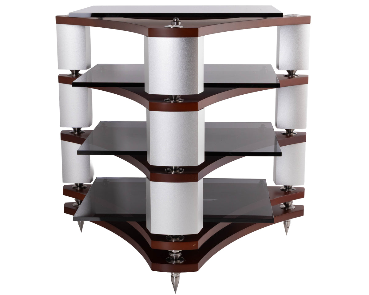 Rear view of a used Naim Fraim Base / 3 Levels in a Tinted Cherry finish