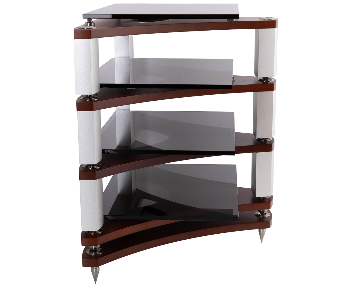 Right side view of a used Naim Fraim Base / 3 Levels in a Tinted Cherry finish