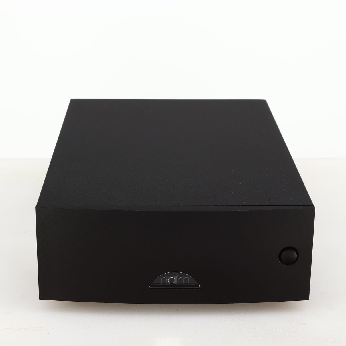 Front view of a used Naim Hicap DR Power Supply in a black finish