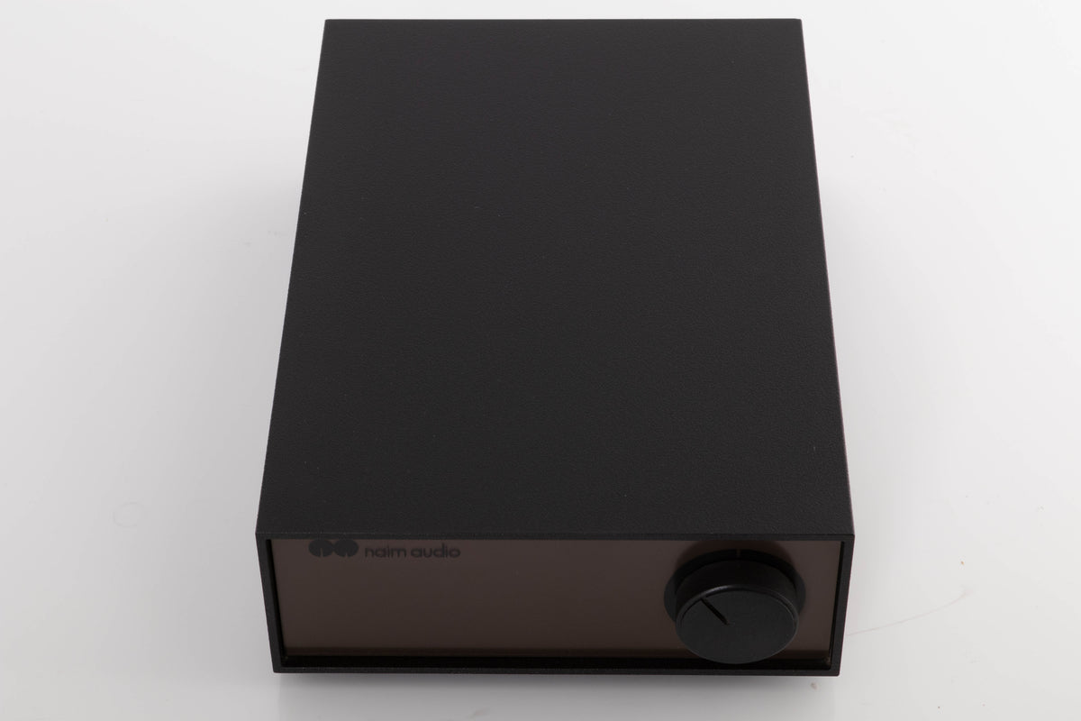 Top of a used Naim Hicap Power Supply in a Black finish