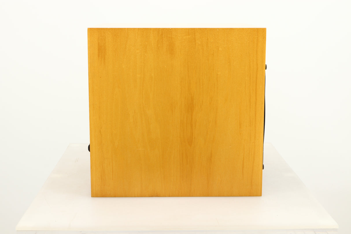 Side view of a used Naim Intro Head Unit with Driver in Maple finish
