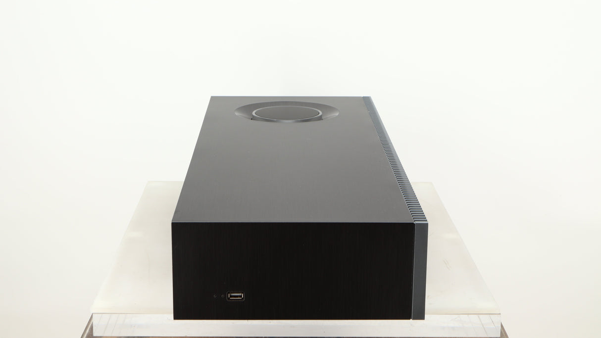 Right side view of a used Naim Mu-so GEN2 Wireless Music System in a silver finish
